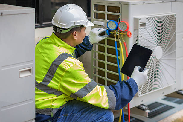 Professional Hvac Maintenance technician working in Mason, TX